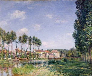 Banks of the Loing, Moret, 1892
